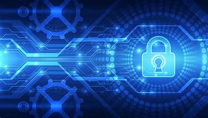 digital art on the padlock in a safe space